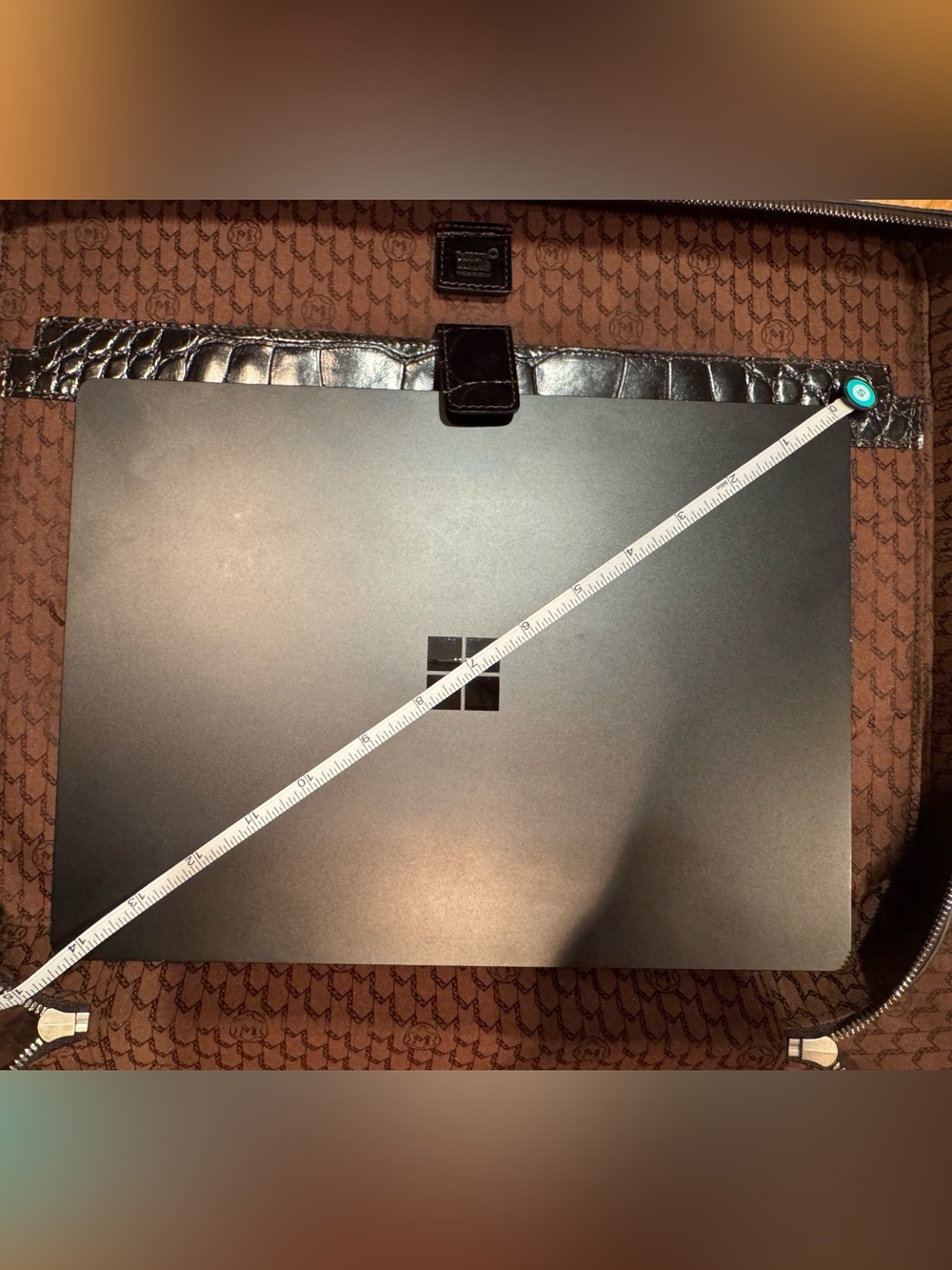 Montblanc Meisterstück Alligator Print Briefcase Messenger Bag - Picture 8 of 9